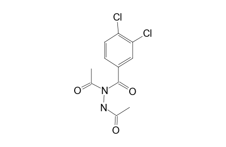 3,4-Dichlorobenzohydrazide, N,N'-diacetyl-