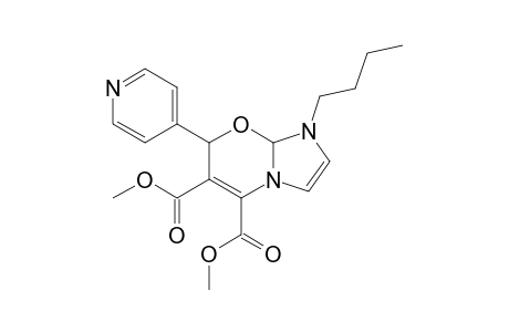 Dimethyl 1-butyl-7-pyridin-4-yl-1,8a-dihydro-7H-imidazo[2,1-b][1,3]oxazine-5,6-dicarboxylate
