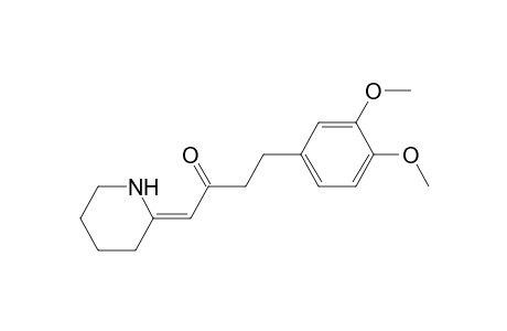 2-[2'-oxo-4'-(3,4-dimethoxyphenyl)butylidene]piperidine