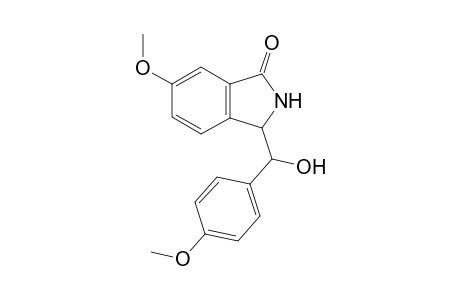 3-(Hydroxy(4-methoxyphenyl)methyl)-6-methoxyisoindolin-1-one