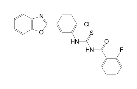 N-[5-(1,3-benzoxazol-2-yl)-2-chlorophenyl]-N'-(2-fluorobenzoyl)thiourea