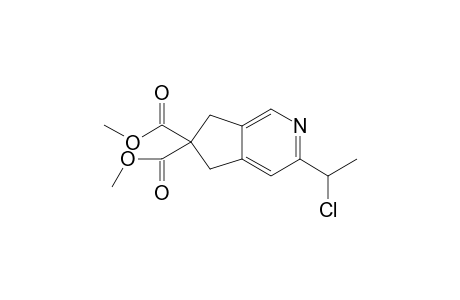Dimethyl 5-(1-chloroethyl)cyclopenta[c]pyridine-2,2-dicarboxylate
