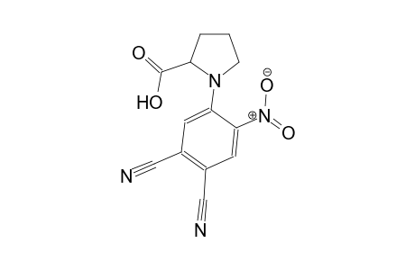 1-(4,5-dicyano-2-nitrophenyl)proline