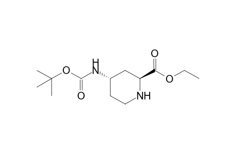 (2S,4S)-4-(tert-butoxycarbonylamino)pipecolinic acid ethyl ester
