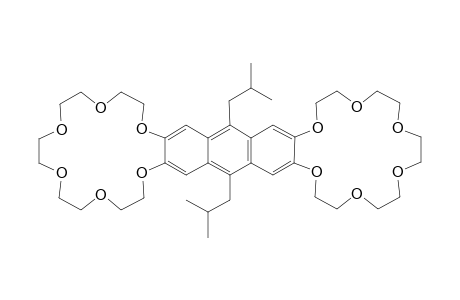9,10-Bis(isobutyl)anthraceno-di-18-crown-6