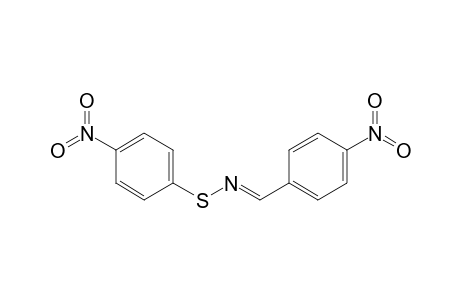 (E)-(4-nitrobenzylidene)-[(4-nitrophenyl)thio]amine