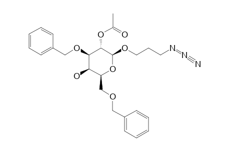 3-AZIDOPROPYL-2-O-ACETYL-3,6-O-DIBENZYL-BETA-D-GALACTOPYRANOSIDE