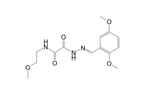 acetic acid, [(2-methoxyethyl)amino]oxo-, 2-[(E)-(2,5-dimethoxyphenyl)methylidene]hydrazide