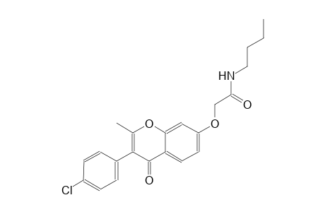 acetamide, N-butyl-2-[[3-(4-chlorophenyl)-2-methyl-4-oxo-4H-1-benzopyran-7-yl]oxy]-