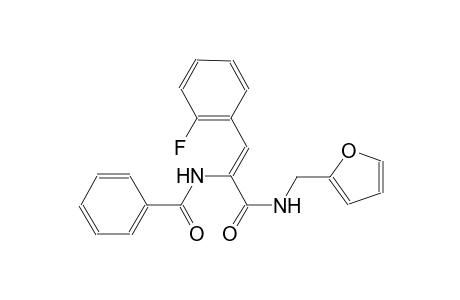 N-((Z)-2-(2-fluorophenyl)-1-{[(2-furylmethyl)amino]carbonyl}ethenyl)benzamide