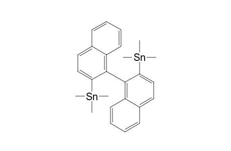 Trimethyl-[1-(2-trimethylstannyl-1-naphthalenyl)-2-naphthalenyl]stannane