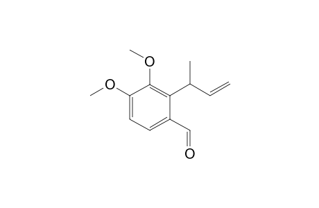 3,4-Dimethoxy-2-(1-methyl-2-propenyl)benzaldehyde