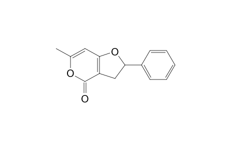 6-Methyl-2-phenyl-2,3-dihydro-4H-furo[3,2-c]pyran-4-one