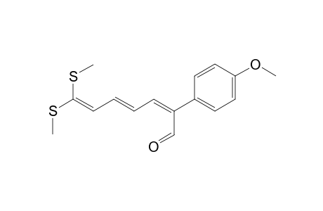 1,1-Bis(methylthio)-6-(4-methoxyphenyl)-1,3,5-heptatrienal