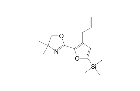 Oxazole, 4,5-dihydro-4,4-dimethyl-2-[3-(2-propenyl)-5-(trimethylsilyl)-2-furanyl]-