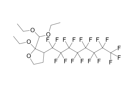 3-(Perfluorooctyl)-2-[(diethoxy)methyl]-2-ethoxy-tetrahydrofuran
