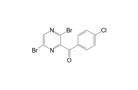 (4-chlorophenyl)(3,6-dibromopyrazin-2-yl)methanone
