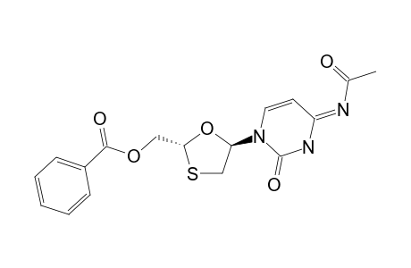 TRANS-(+/-)-4-ACETAMINO-1-[2-(BENZOYLOXYMETHYL)-1,3-OXATHIOLAN-5-YL]-2(1H)-PYRIMIDINONE