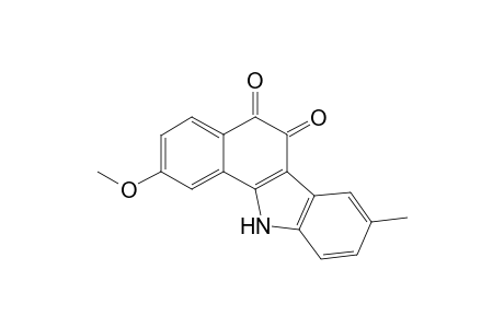 2-Methoxy-8-methylbenzo[a]carbazole-5,6-dione