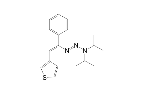 (E)-3,3-diisopropyl-1-((Z)-1-phenyl-2-(thiophen-3-yl)vinyl)triaz-1-ene