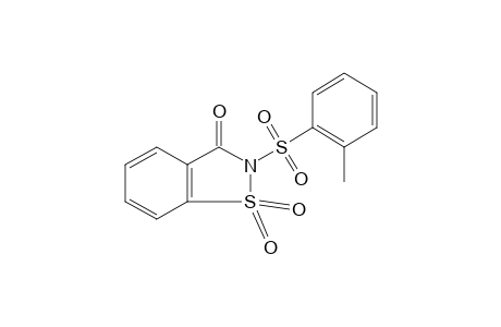 2-(o-TOLYLSULFONYL)-1,2-BENZISOTHIAZOLIN-3-ONE, 1,1-DIOXIDE