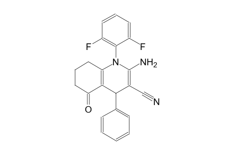 2-Amino-1-(2,6-difluorophenyl)-5-keto-4-phenyl-4,6,7,8-tetrahydroquinoline-3-carbonitrile