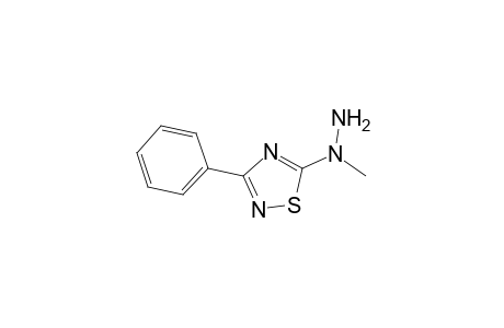 5-(1-Methylhydrazino)-3-phenyl-1,2,4-thiadiazole