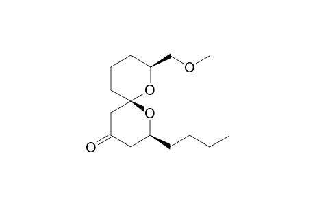 (2S,6S,8S)-2-Butyl-8-((methoxy)methyl)-1,7-dioxaspiro[5.5]undecan-4-one