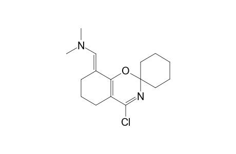 [(E)-(4-Chloro-6,7-dihydrospiro[1,3-benzoxazine-2,1'-cyclohexan]-8(5H)-ylidene)methyl]dimethylamine