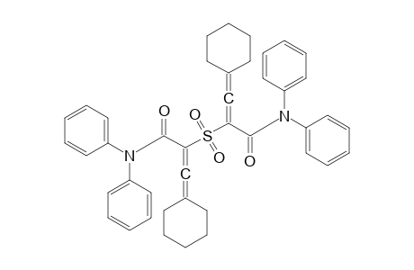 3-cyclohexylidene-2-[1-cyclohexylidene-3-(diphenylamino)-3-oxidanylidene-prop-1-en-2-yl]sulfonyl-N,N-diphenyl-prop-2-enamide