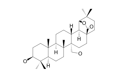 MESSAGENOLIDE;3-BETA,27-DIHYDROXY-18-H-ALPHA-OLEANE-28-BETA,19-BETA-OLIDE;18-ALPHA-H-OLEANANE-MESSAGENOLIDE