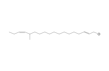 12-Methyl-E,E-2,13-octadecadien-1-ol