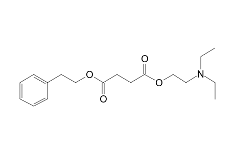 Succinic acid, phenethyl N,N-diethyl-2-aminoethyl ester