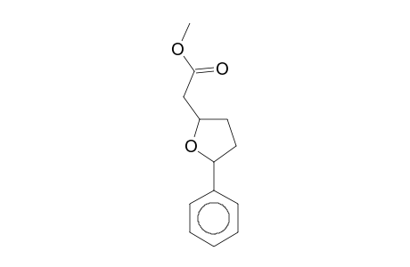 2-Furanacetic acid, tetrahydro-5-phenyl-, methyl ester, trans-