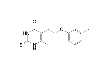 4(1H)-Pyrimidinone, 2,3-dihydro-6-methyl-5-[2-(3-methylphenoxy)ethyl]-2-thioxo-