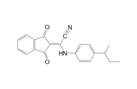 1,3-dioxo-alpha-(p-sec-butylanilino)-delta square, alpha-indanacetonitrile