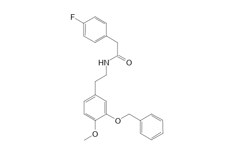N-(3-(benzyloxy)-4-methoxyphenethyl)-2-(4-fluorophenyl)acetamide