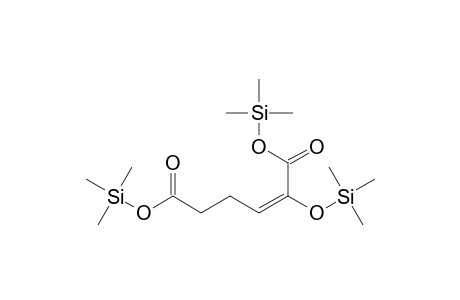 2-Hexenedioic acid, 2-[(trimethylsilyl)oxy]-, bis(trimethylsilyl) ester