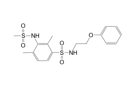 2,4-dimethyl-3-[(methylsulfonyl)amino]-N-(2-phenoxyethyl)benzenesulfonamide