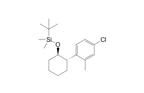 tert-Butyl((trans-2-(4-chloro-2-methylphenyl)cyclohexyl)oxy)dimethylsilane