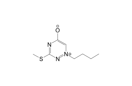 1-n-Butyl-3-methylthio-1,2,4-triazine-5-oxide