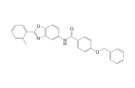 benzamide, N-[2-(2-methylphenyl)-5-benzoxazolyl]-4-(phenylmethoxy)-