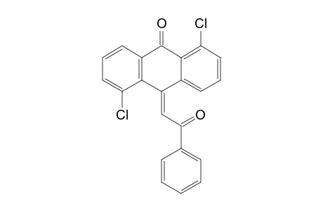 (E)-1,5-Dichloro-10-(2-oxo-2-phenylethylidene)-10H-anthracen-9-one