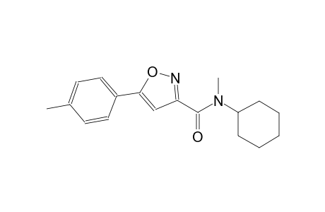 3-isoxazolecarboxamide, N-cyclohexyl-N-methyl-5-(4-methylphenyl)-