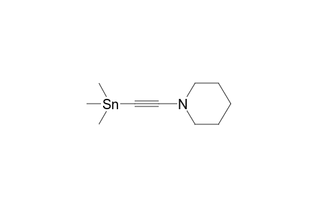 trimethyl-(2-piperidinoethynyl)stannane