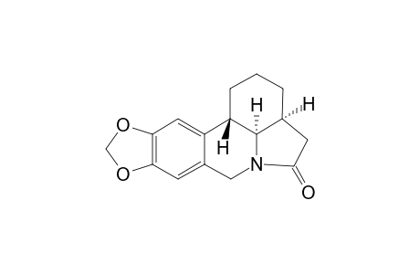9,10-(Methylenedioxy)-[3a-(3a.alpha.,11b.beta.11c.alpha.)]-2,3,3a,4,5,7,11b,11c-octahydro-1H-pyrrolo[3,2,1-d,e]phenanthridin-5-one