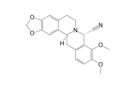 (8S*,14S*)-(+-)-8-Cyanocanadine