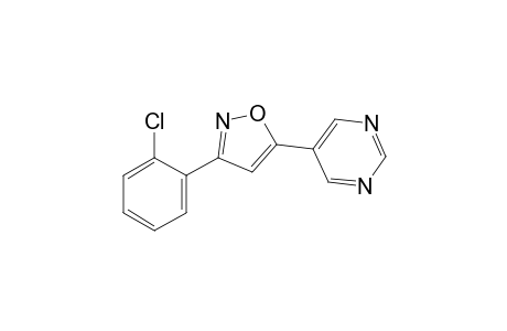5-[3-(o-chlorophenyl)-5-isoxazolyl]pyrimidine