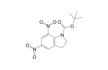 5,7-Dinitro-2,3-dihydroindole-1-carboxylic acid tert-butyl ester