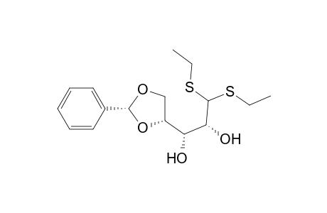 D-Ribose, 4,5-O-(phenylmethylene)-, diethyl mercaptal, (R)-